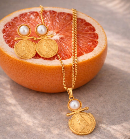 Legacy Coin Necklace | 18K Gold-Plated • Waterproof • Anti-Tarnish