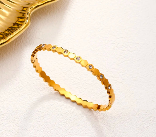 Zircon Hive Bracelet