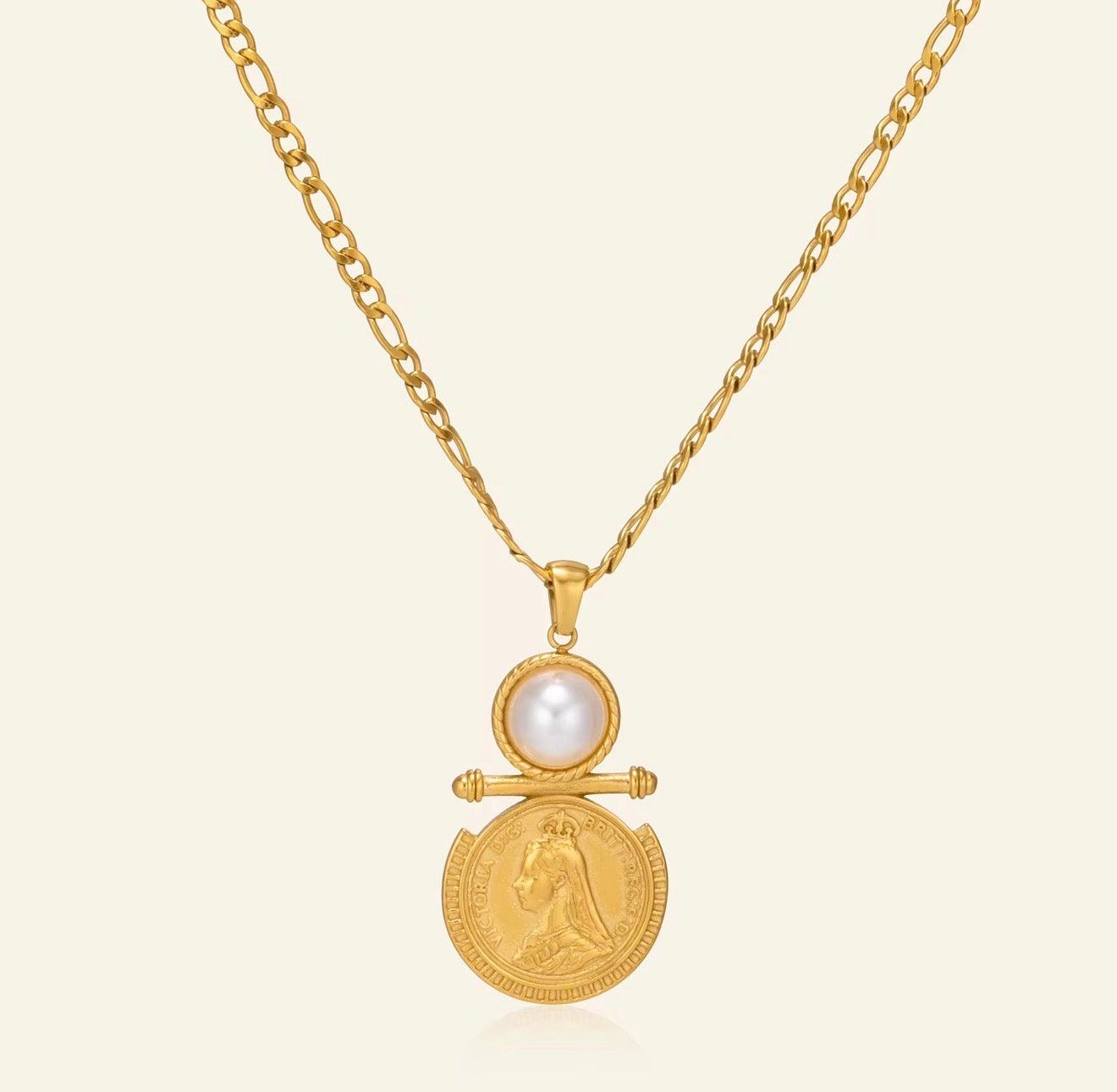 Legacy Coin Necklace | 18K Gold-Plated • Waterproof • Anti-Tarnish