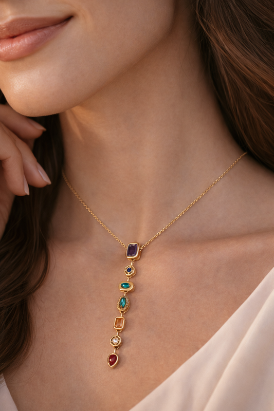 Seraphine Necklace  – 18K PVD Gold Plated Waterproof Stainless Steel Jewellery