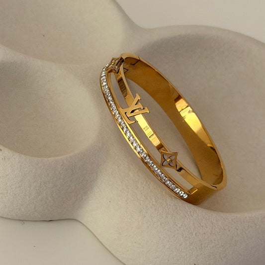 Seraflore Bracelet – 18K PVD Gold Plated Waterproof Stainless Steel Jewellery