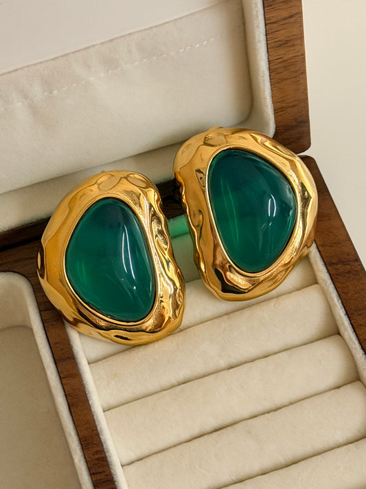 Nyra Bold Earrings | 18K Gold-Plated • Waterproof • Anti-Tarnish