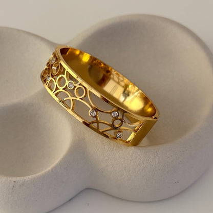 Filoria Bracelet  – 18K PVD Gold Plated Waterproof Stainless Steel Jewellery