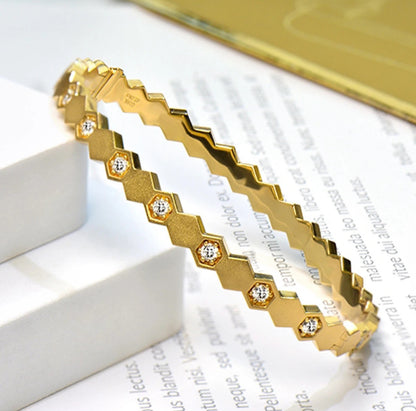 Zircon Hive Bracelet