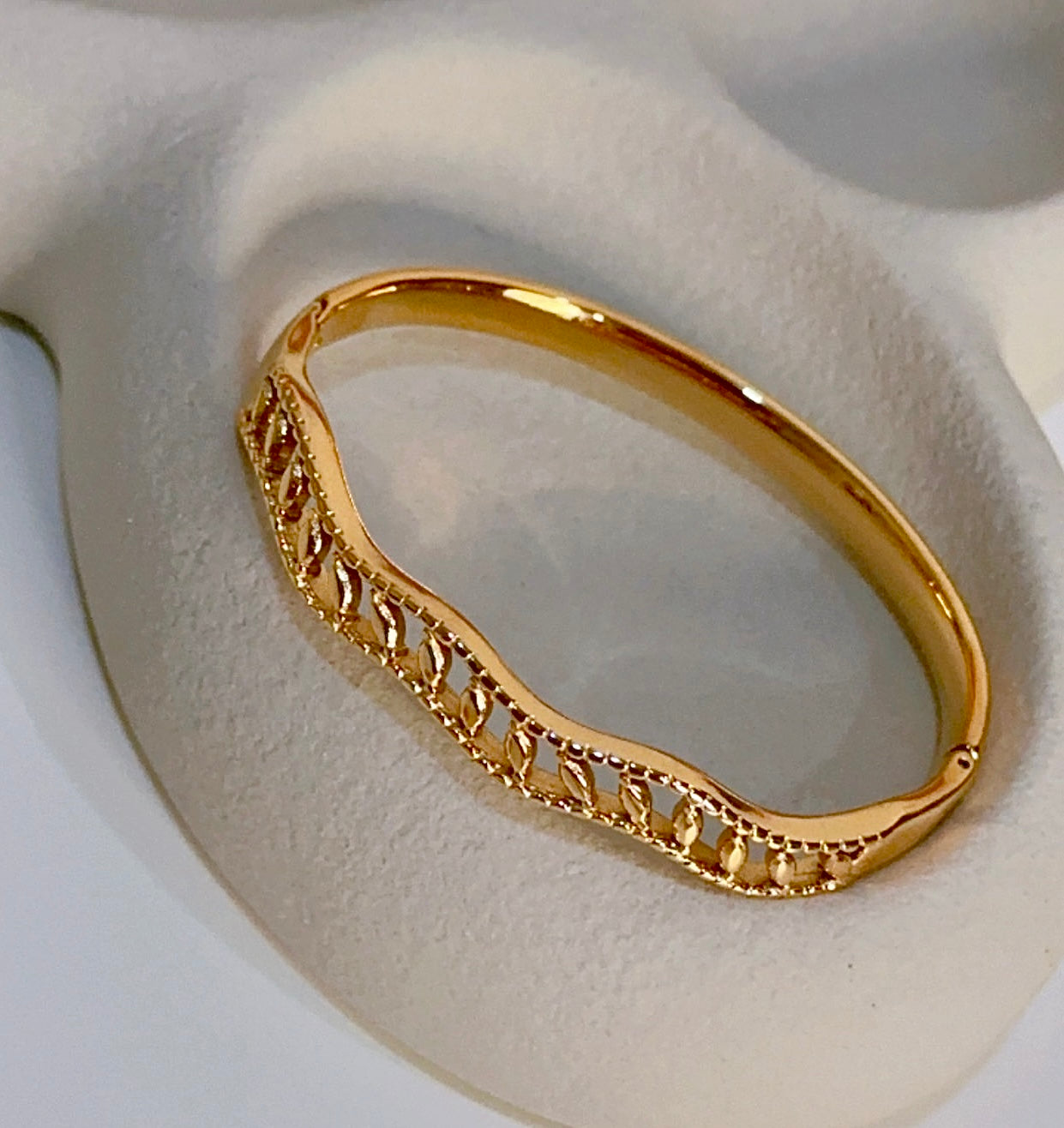 Golden Wave Bracelet