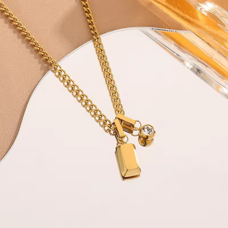 Gold Bar Necklace