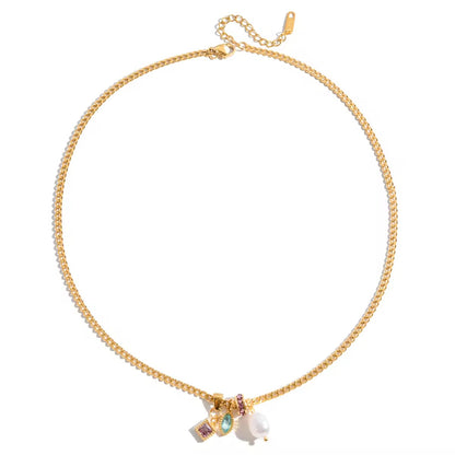 Unica Charm Necklace | 18K Gold-Plated • Waterproof • Anti-Tarnish