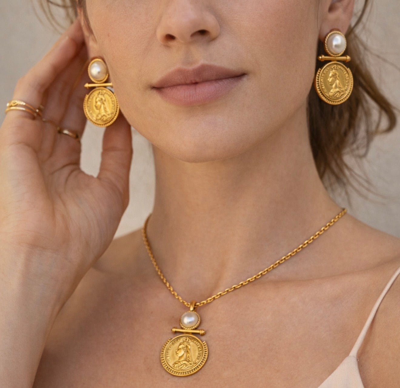 Legacy Coin Necklace | 18K Gold-Plated • Waterproof • Anti-Tarnish