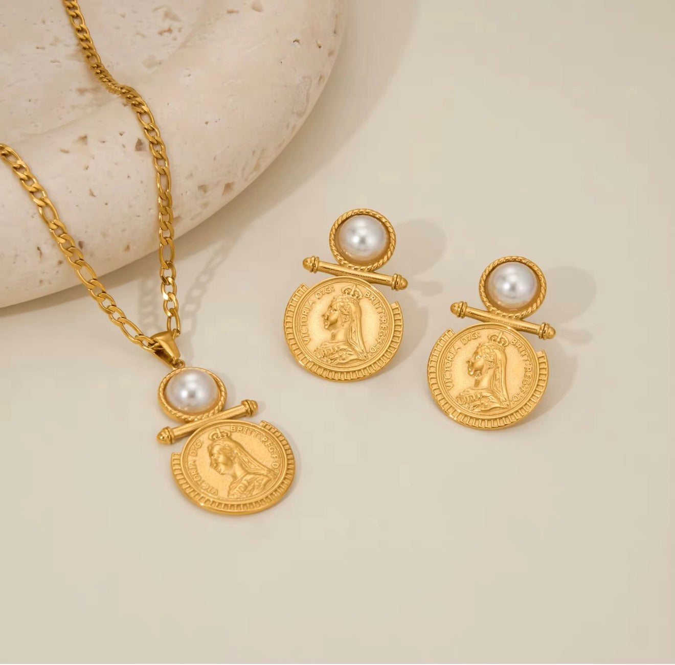 Legacy Coin Necklace | 18K Gold-Plated • Waterproof • Anti-Tarnish