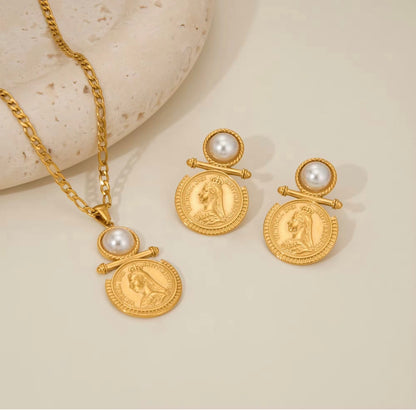 Legacy Coin Necklace | 18K Gold-Plated • Waterproof • Anti-Tarnish