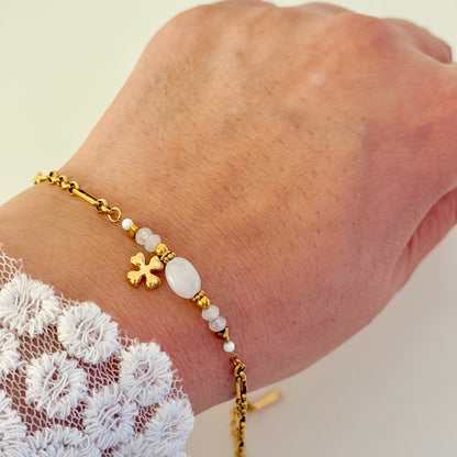 Amara Charm Bracelet | 18K Gold-Plated • Waterproof • Anti-Tarnish