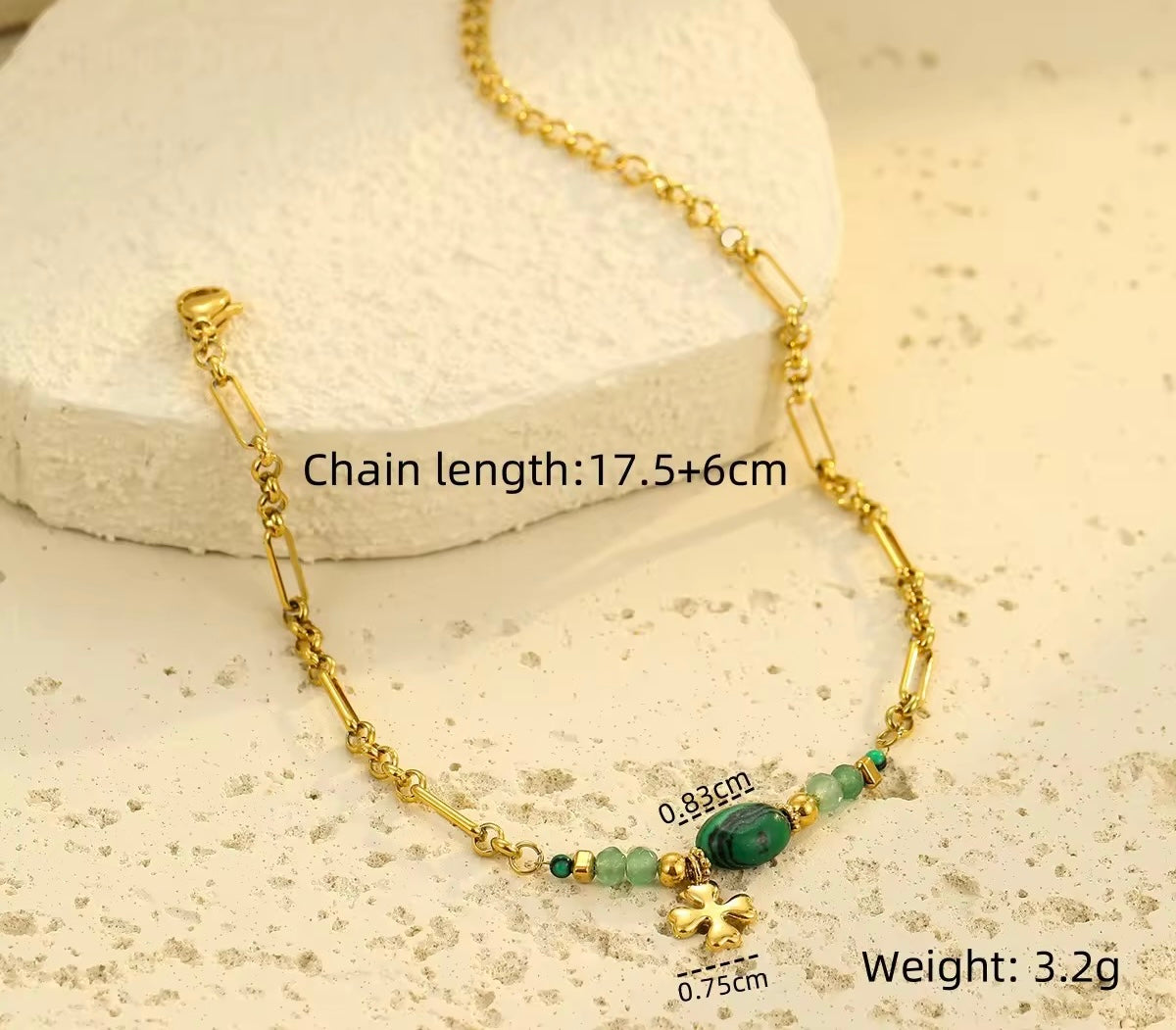 Amara Charm Bracelet | 18K Gold-Plated • Waterproof • Anti-Tarnish