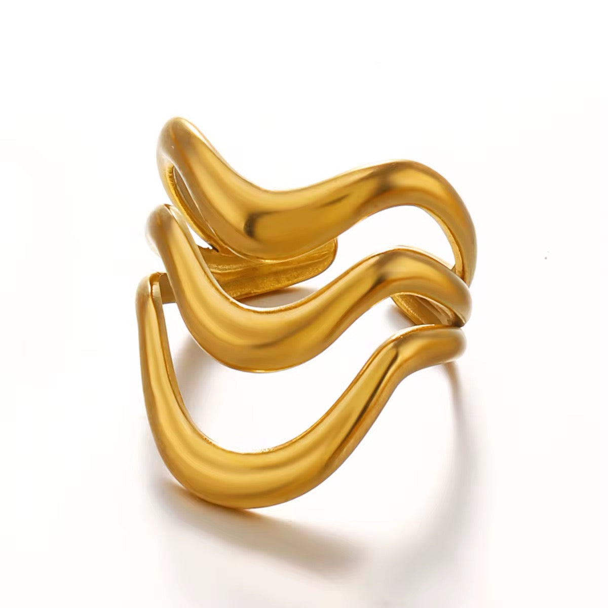 Triple Wave Ring
