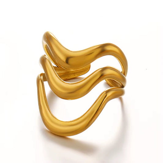 Triple Wave Ring