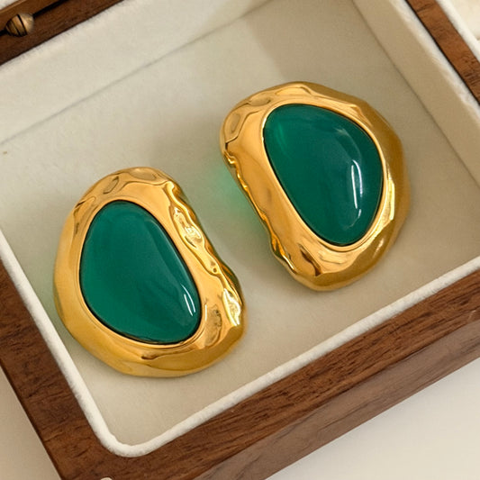 Nyra Bold Earrings | 18K Gold-Plated • Waterproof • Anti-Tarnish