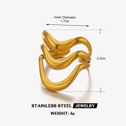 Triple Wave Ring