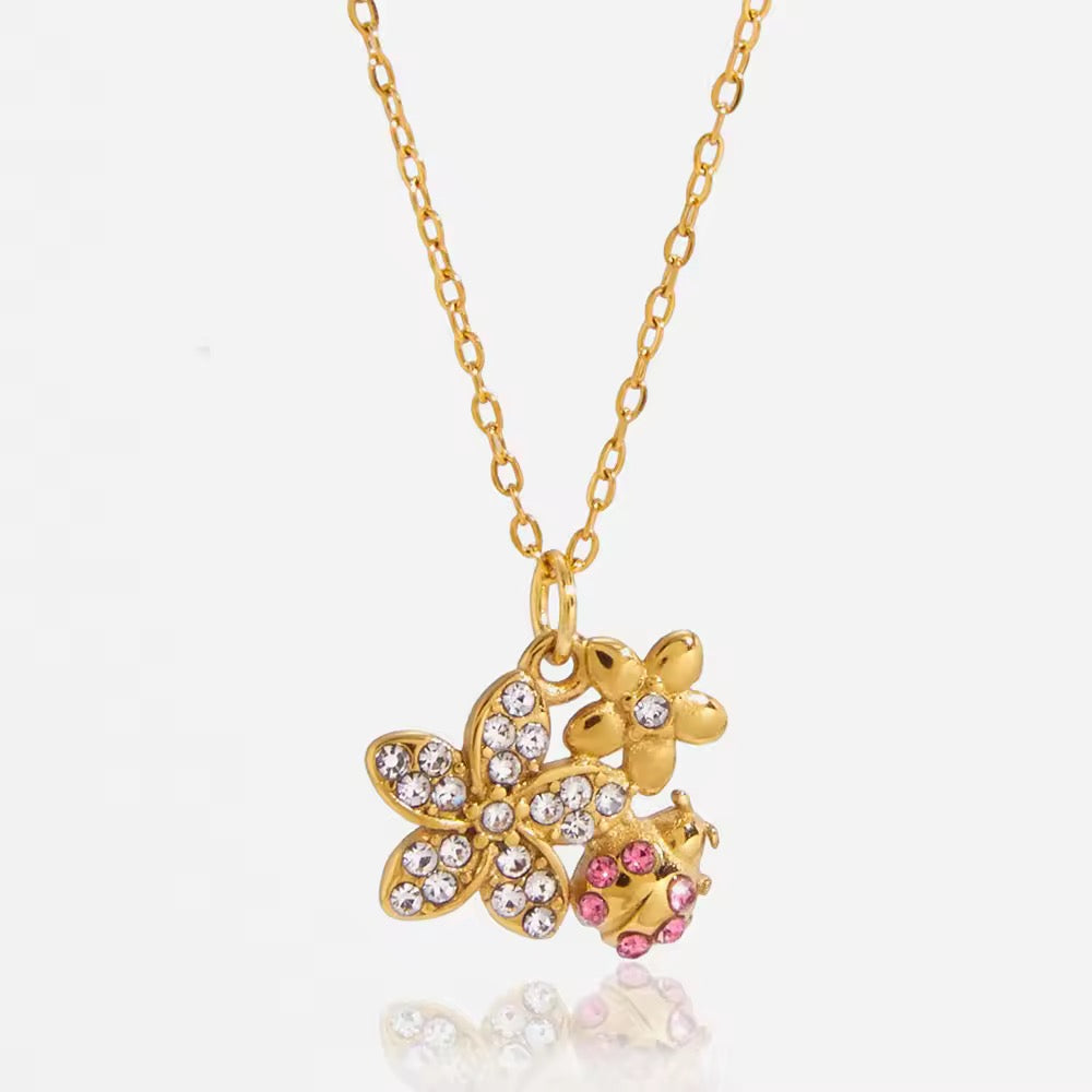 Amoura Charm Necklace | 18K Gold-Plated • Waterproof • Anti-Tarnish