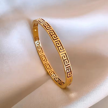 Athena Greek Key Bracelet (Versace Inspired)