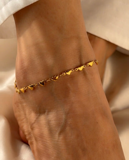 Amore Heart Anklet