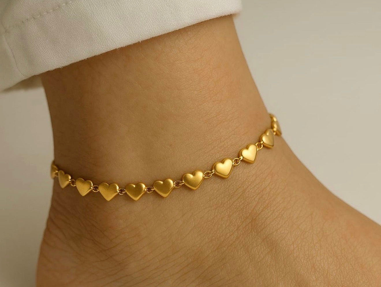 Amore Heart Anklet