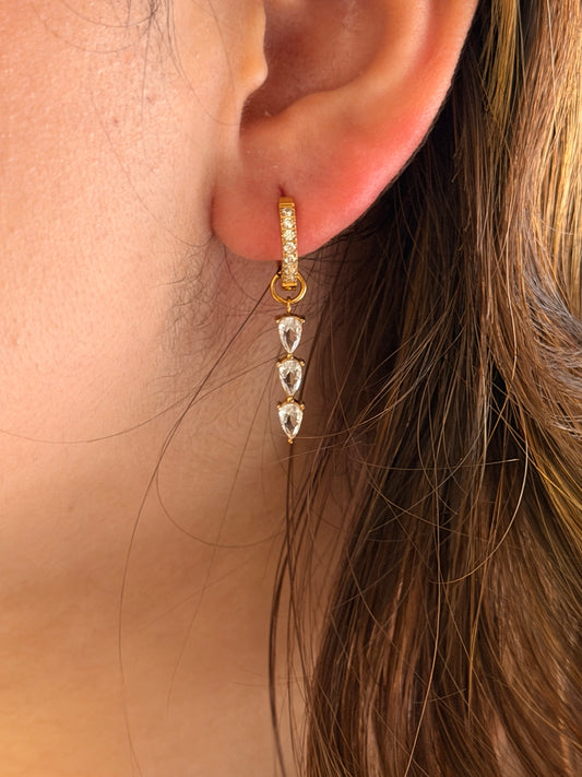 Elara Hoops | 18K Gold-Plated • Waterproof • Anti-Tarnish