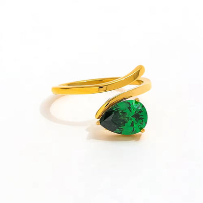 Emerald Flame Ring