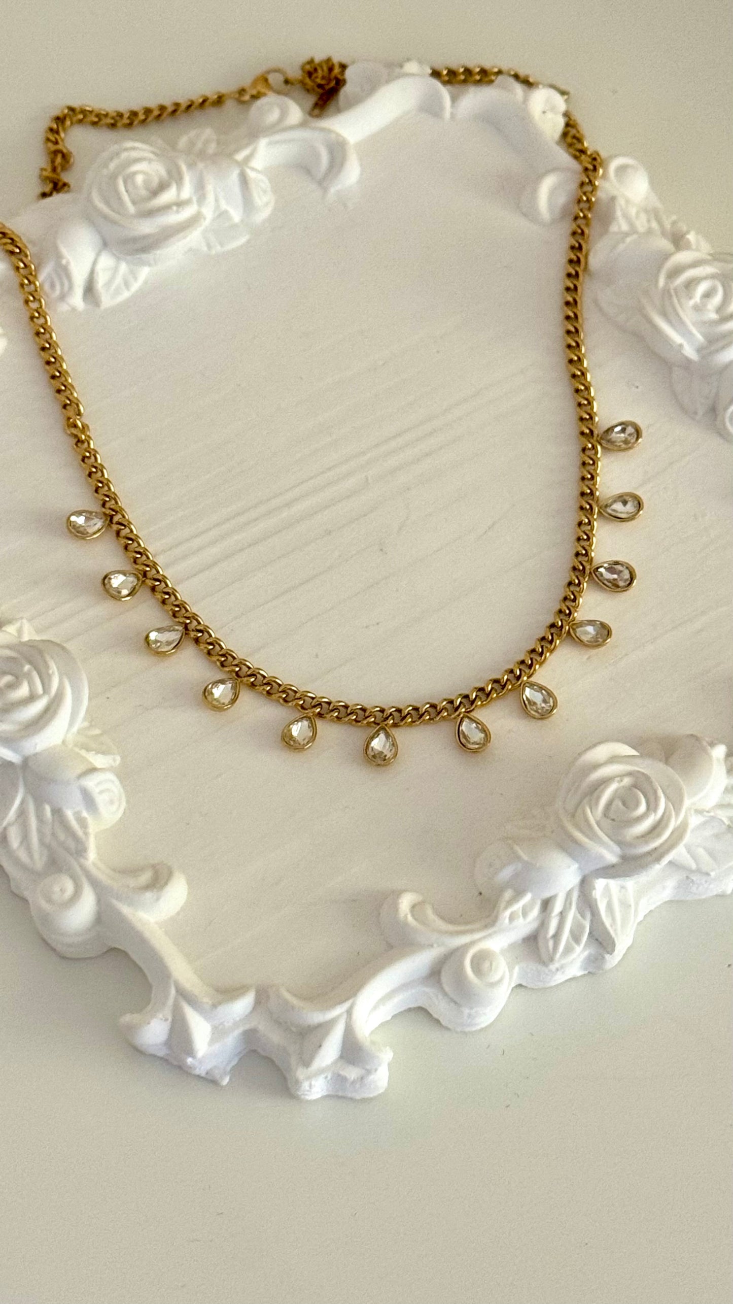 Luster Drop Necklace