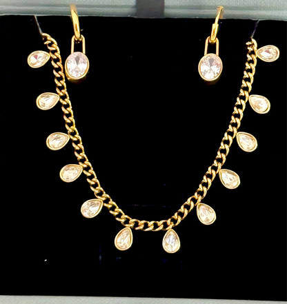 White Luster Drop Set