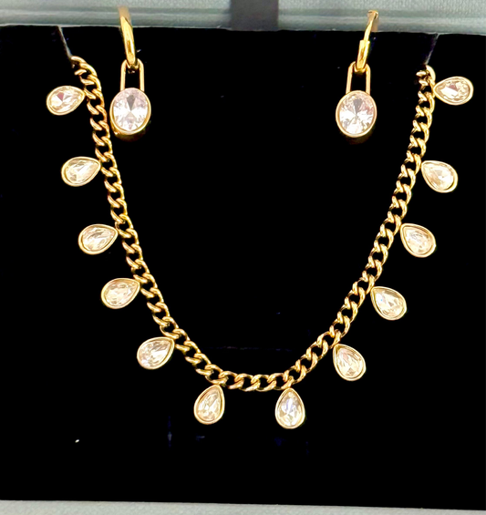 White Luster Drop Set