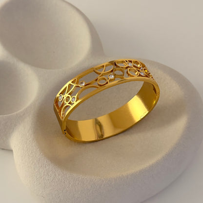 Filoria Bracelet  – 18K PVD Gold Plated Waterproof Stainless Steel Jewellery