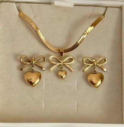 Bow Heart Set