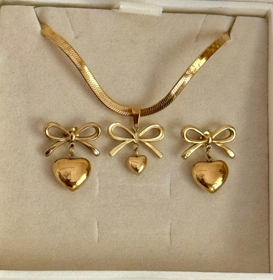 Bow Heart Set