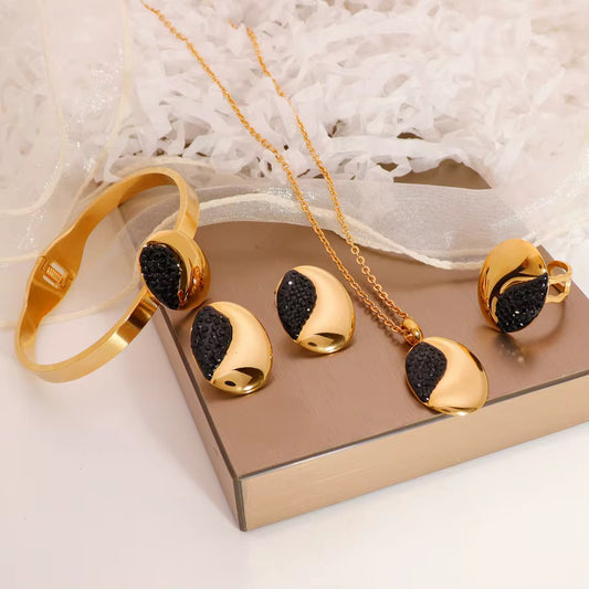 Auralis Set ( Necklace + Earrings + Ring + Bracelet)