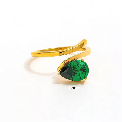 Emerald Flame Ring