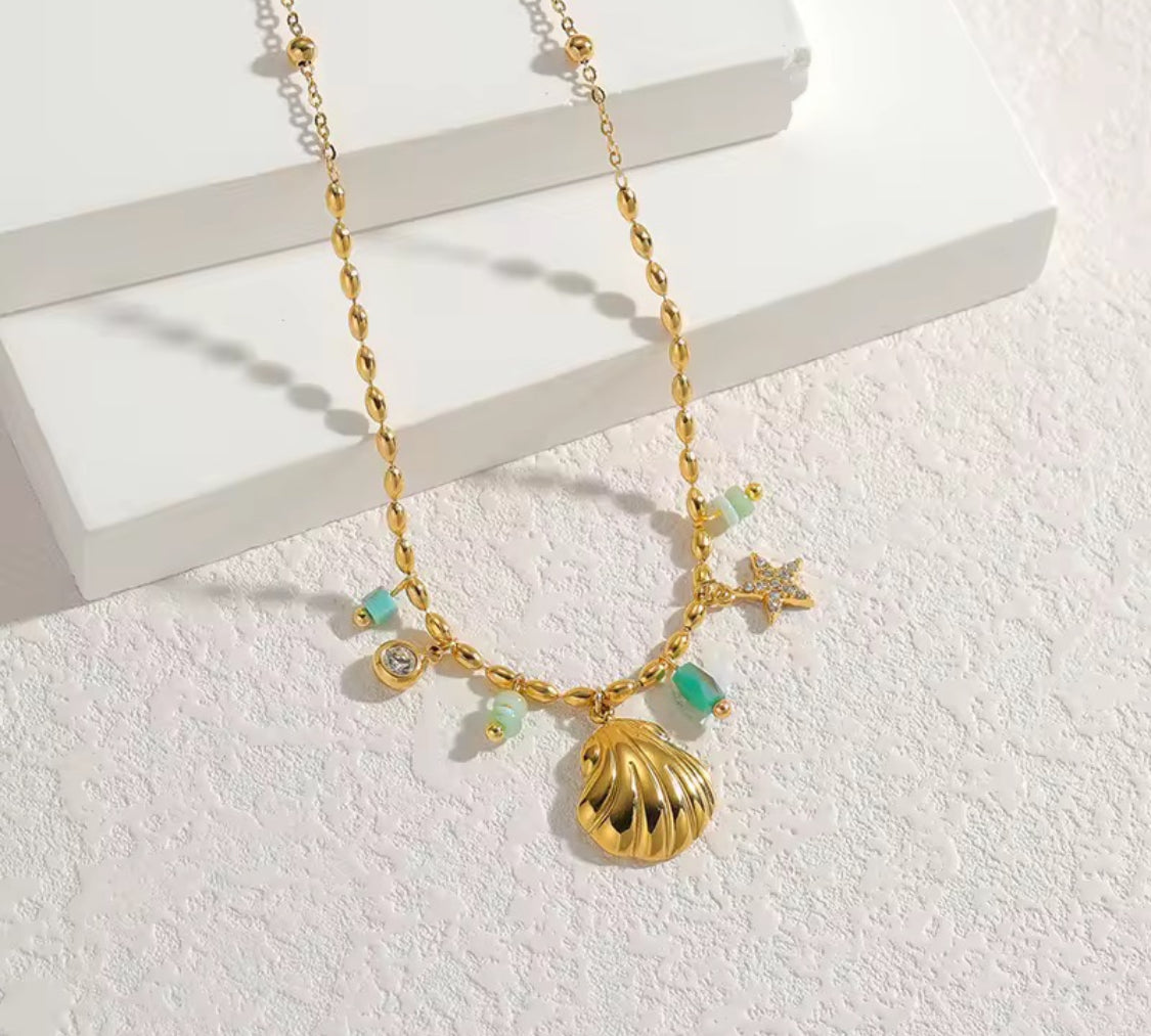 Ocean Muse Charm Necklace