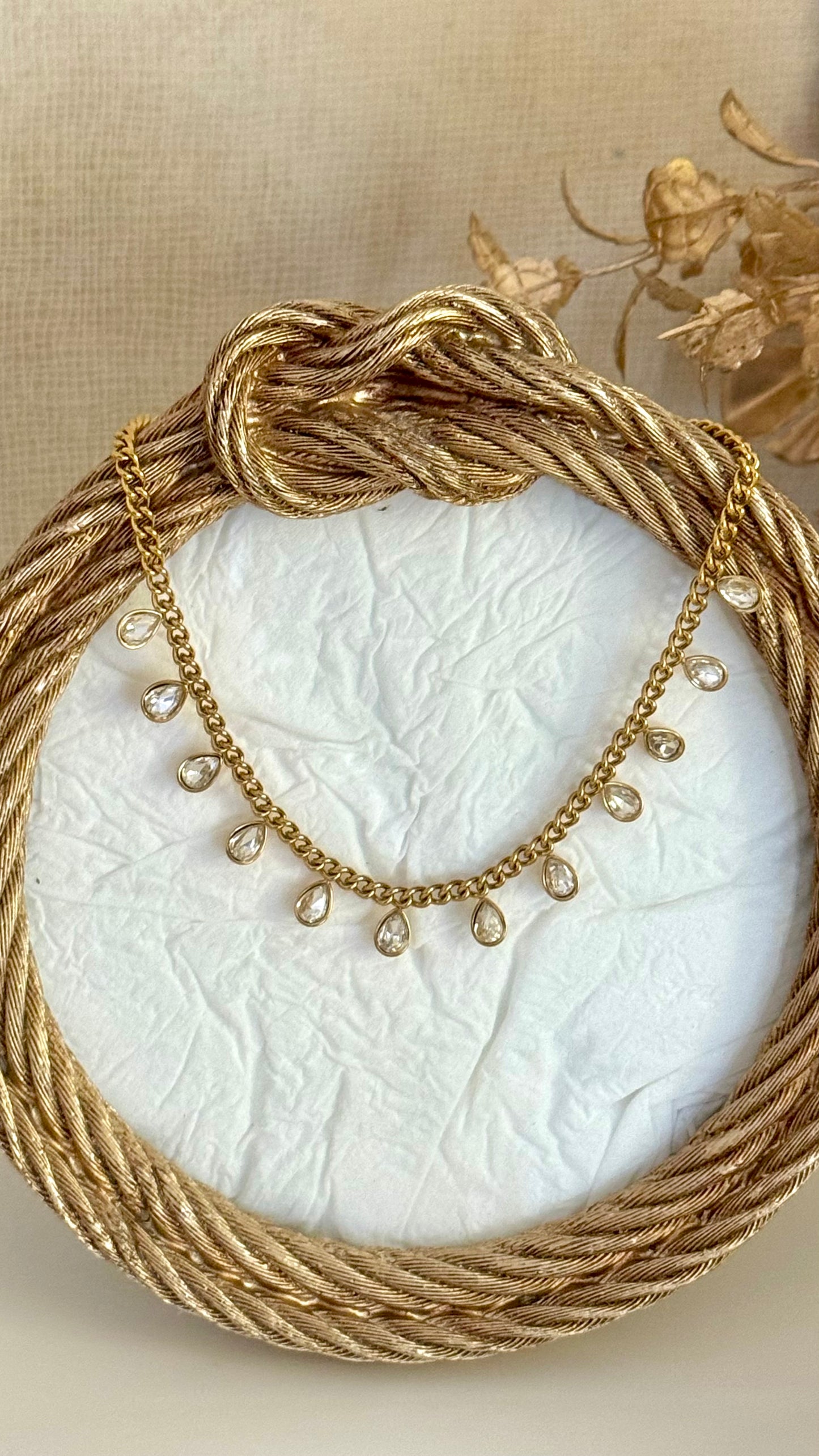 Luster Drop Necklace