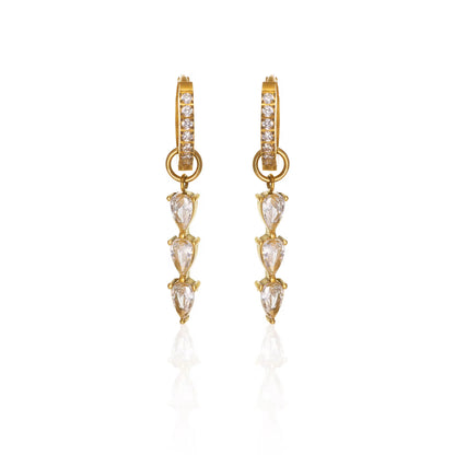 Elara Hoops | 18K Gold-Plated • Waterproof • Anti-Tarnish