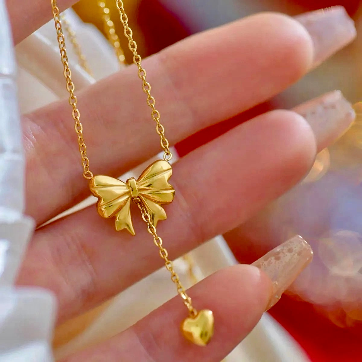 Bow Of Affection Necklace