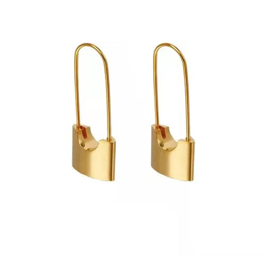 Safety Pin Earrings