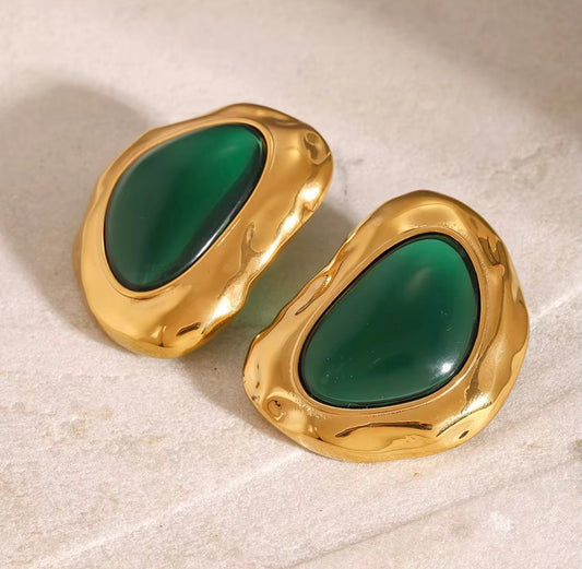 Nyra Bold Earrings | 18K Gold-Plated • Waterproof • Anti-Tarnish