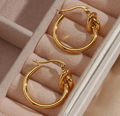 Elene Knot Hoops