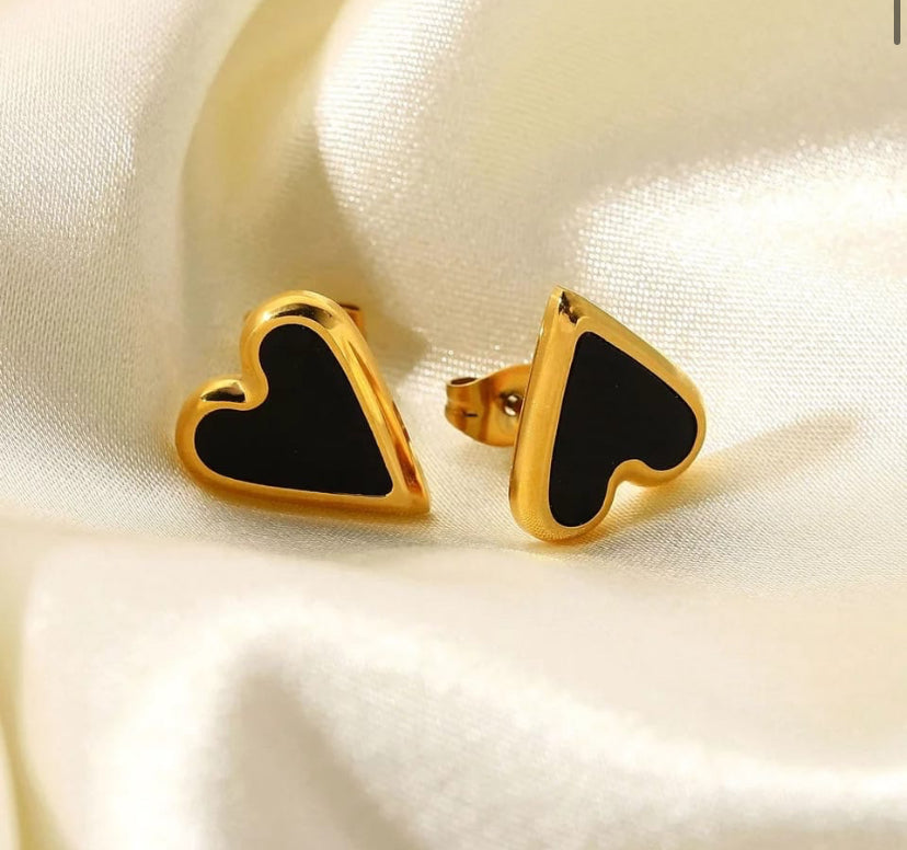 Juliette Heart Studs