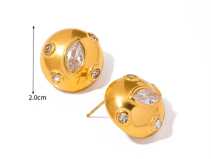 Gleaming Eye Orb Earrings