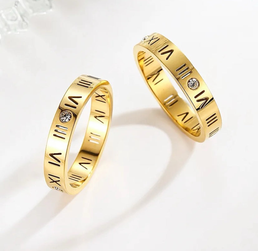 Piper Roman Numeral Ring