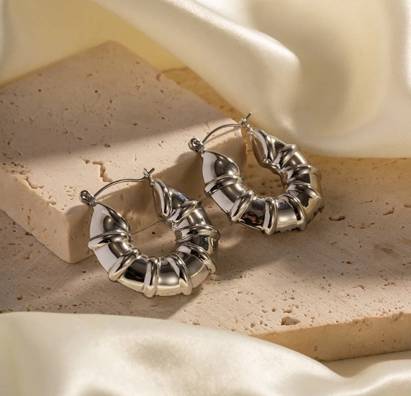 Dior Chunky Hoops