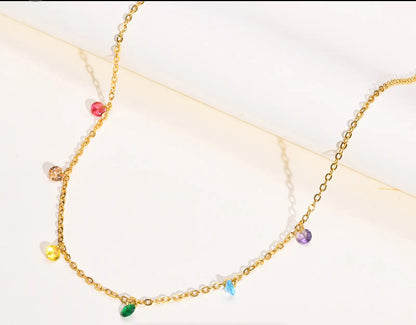 Lila Rainbow Necklace