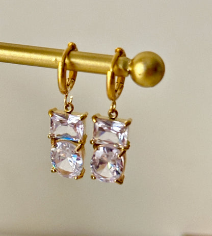 Double Zircon Dangler