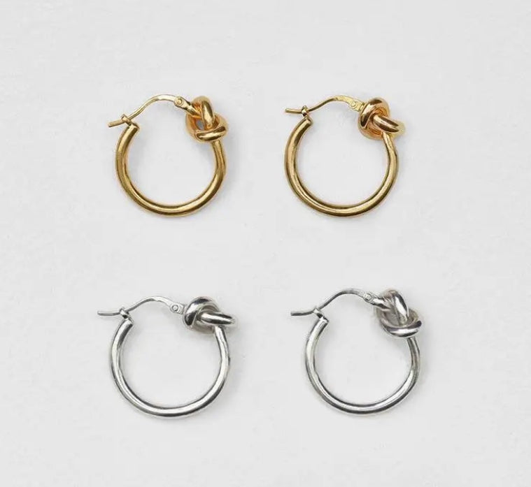 Elene Knot Hoops