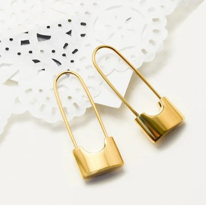 Safety Pin Earrings