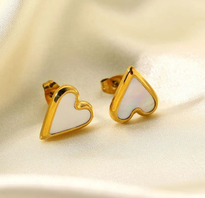 Juliette Heart Studs